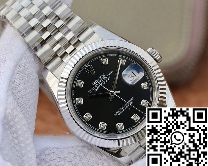 Black M126234-0027 Diamond-se Rolex GM Dial Datejust Factory 0130